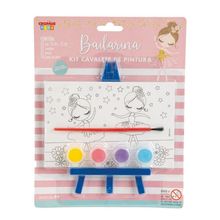 Lembrancinha Licenciada - Kit Cavalete para Pintura Ballet - 1 Un