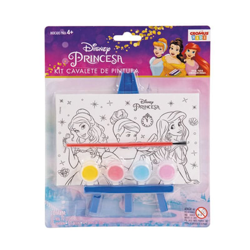 Lembrancinha Licenciada - Kit Cavalete para Pintura Princesas - 1 Un