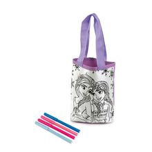 Lembrancinha - Bolsa Grande com Alça Frozen Branco - 1 Un