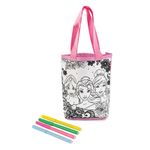 Lembrancinha - Bolsa Grande com Alça Princesas Branco - 1 Un