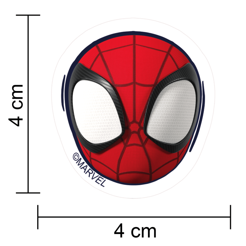 Aplique Impresso Spidey - 12 unidades