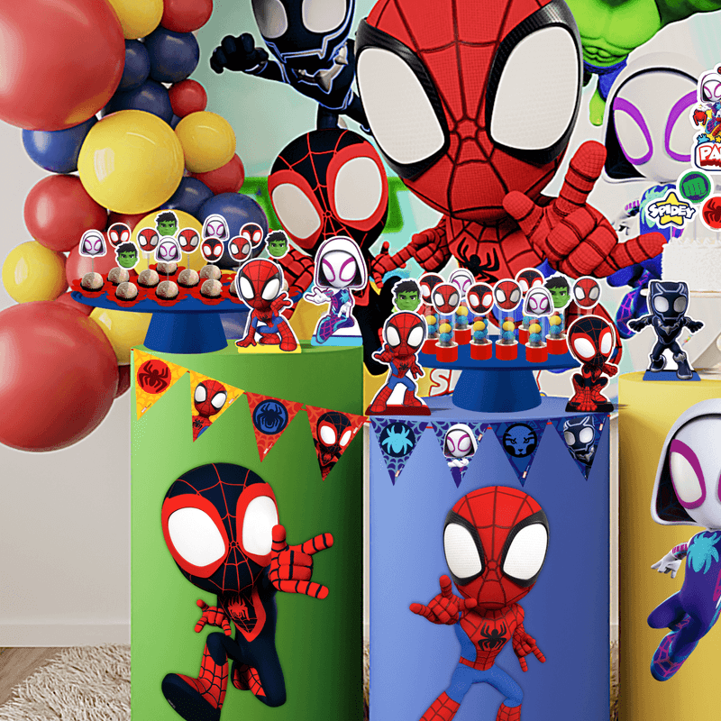Palitos Decorativo Impresso Spidey