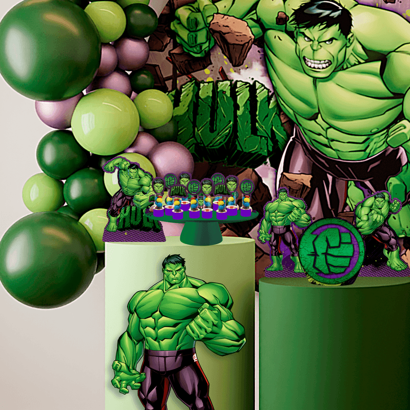 Aplique Impresso Vingadores - Hulk - 12 unidades