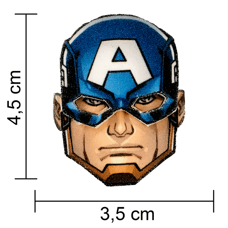 Mini Carinha Vingadores - 5 unidades