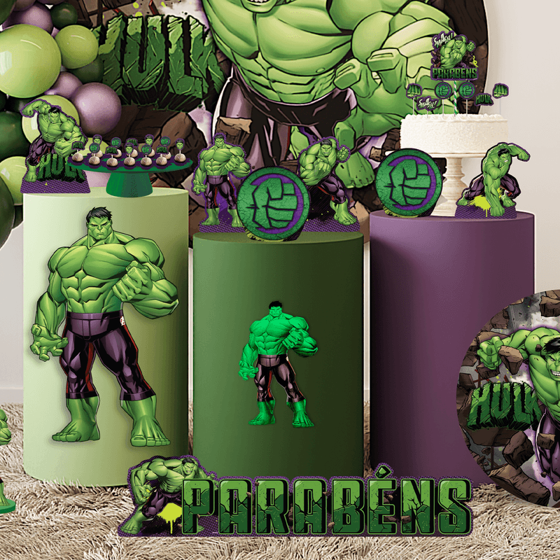 Mini Painel Vingadores Hulk