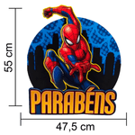 Painel Parabéns Homem Aranha