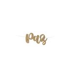 Faixa Decorativa Lettering Glitter Paz