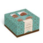 Caixa para 4 Brigadeiros Gourmet Turquesa 8,5x8,5x4,5 - 100 Un