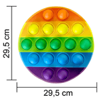 Painel Relevo Pop It Redondo 3D em EVA