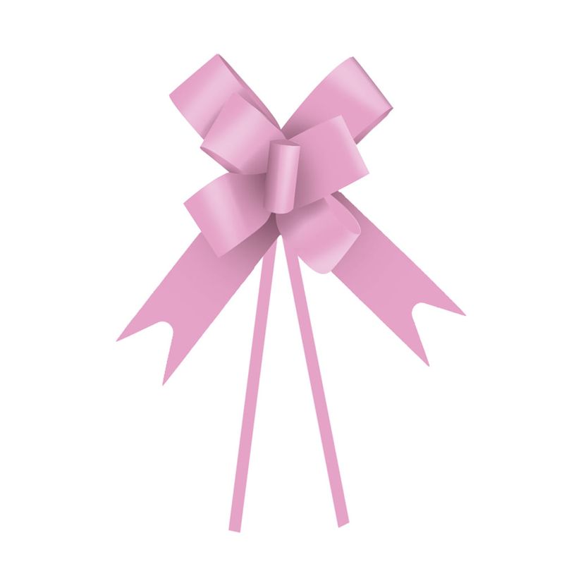 Laço Pronto Liso Rosa 23mm