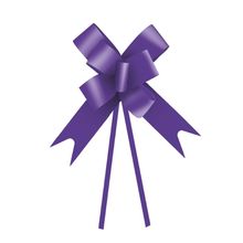 Laço Pronto Liso Roxo 30mm - 10 Un