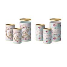 Lata para Ovo 500G Coelha Serena Compose 22X12,5cm