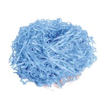 Palha de Papel Seda Decorativa Azul Claro com 50G