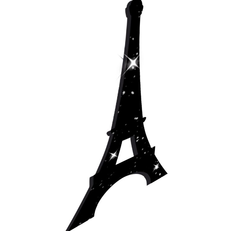 Aplique Glitter Ladybug Torre Eiffel - 5 Un