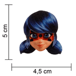 Mini Carinha Ladybug - 5 Un