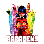 Painel Parabéns Ladybug