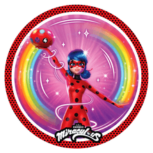 Painel Sublimado Redondo Ladybug Mod 2