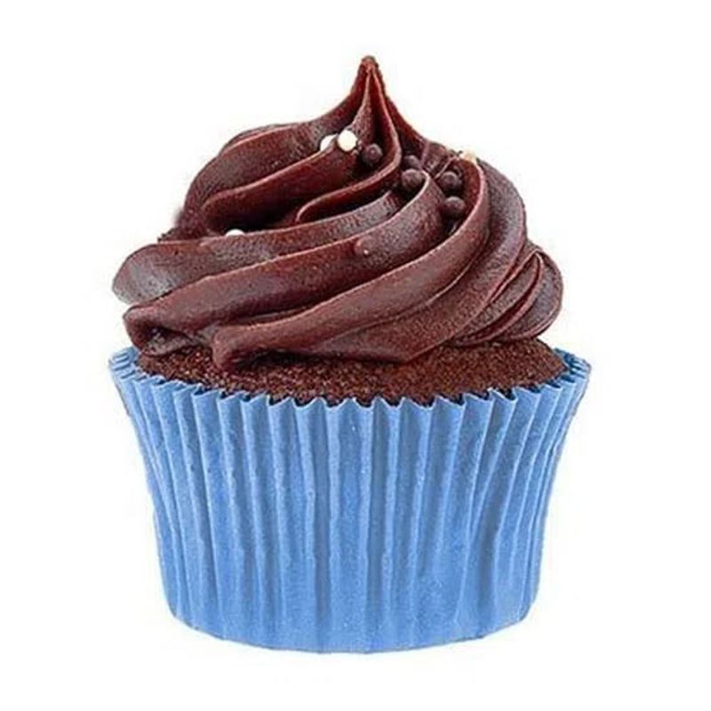 Forma para Cupcake Azul Bebê - 45 Un