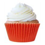 Forma para Mini Cupcake Laranja - 45 Un