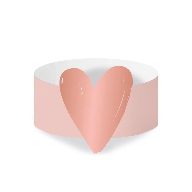 Porta Guardanapo Romântico Rose Gold - 6 Un