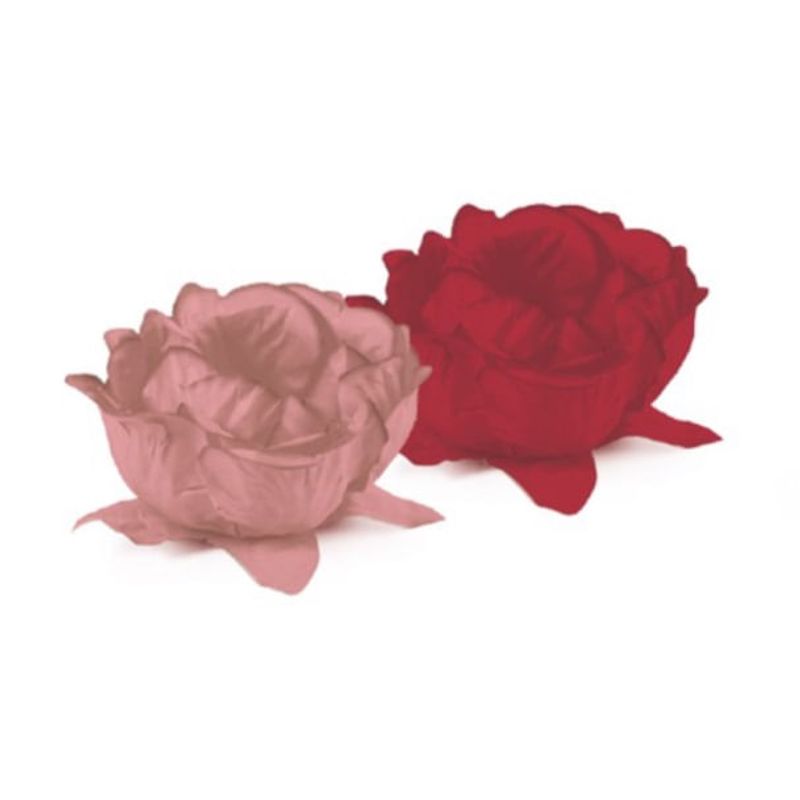 Forminha para Doce Flora Composê Rosa/Vermellho - 30 Un