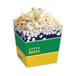 Balde Para Pipoca Brasil 14X14X13,5 - 8 Un