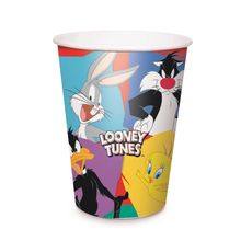 Copo Papel Looney Tunes 240ml - 8 Un