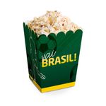 Caixa para Pipoca PP Copa 2022 5,5X5,5X9 - 10 Un