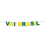 Faixa Decorativa E.V.A com Glitter Vai Brasil
