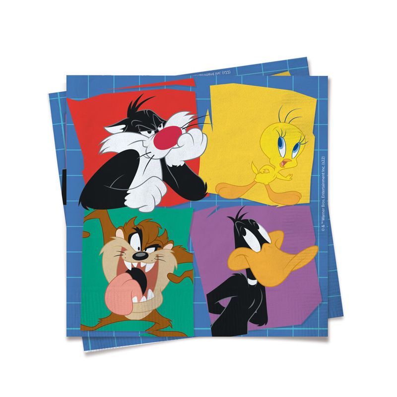 Guardanapo Looney Tunes 24,5X24,5 - 20 Folhas