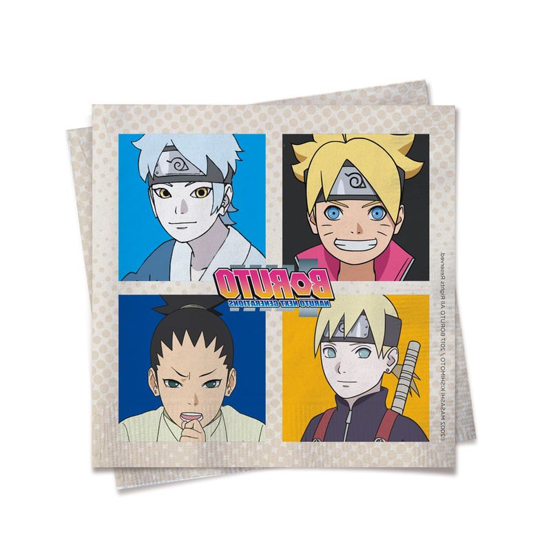 Guardanapo Boruto 24,5X24,5 - 20 Folhas