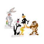 Silhueta Decorativa Looney Tunes Sortido - 4 Un