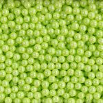 Confeito Sugar Beads Perolizados Verde 4mm 100G