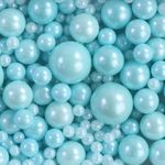 Confeito Sugar Beads Perolizados Azul Claro 100G Sortido