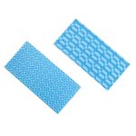 Carimbo para Modelar Bolo Mosaico 7X14,2X0,3 - 2 Un
