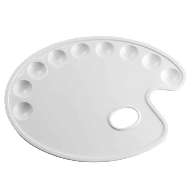 Paleta para Pintura Branco 09 Cavidades