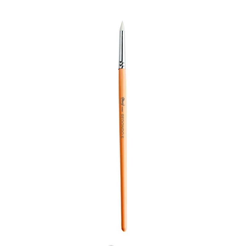 Pincel Artistico N6 - Redondo Pêssego