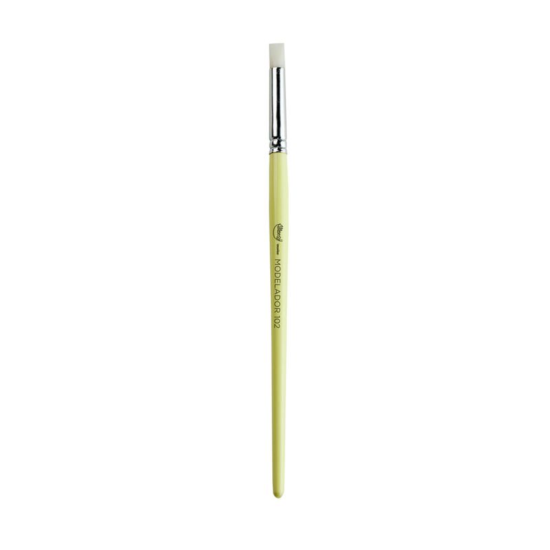 Pincel Artistico N102 - Modelador Grande Amarelo
