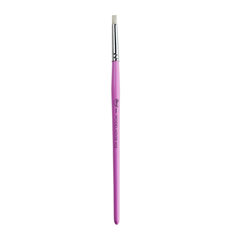 Pincel Artistico N102 - Modelador Pequeno Magenta