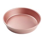 Forma Aço Carbono Redondo Rose Gold 17,5X17,5X5,4cm - Fundo Fixo