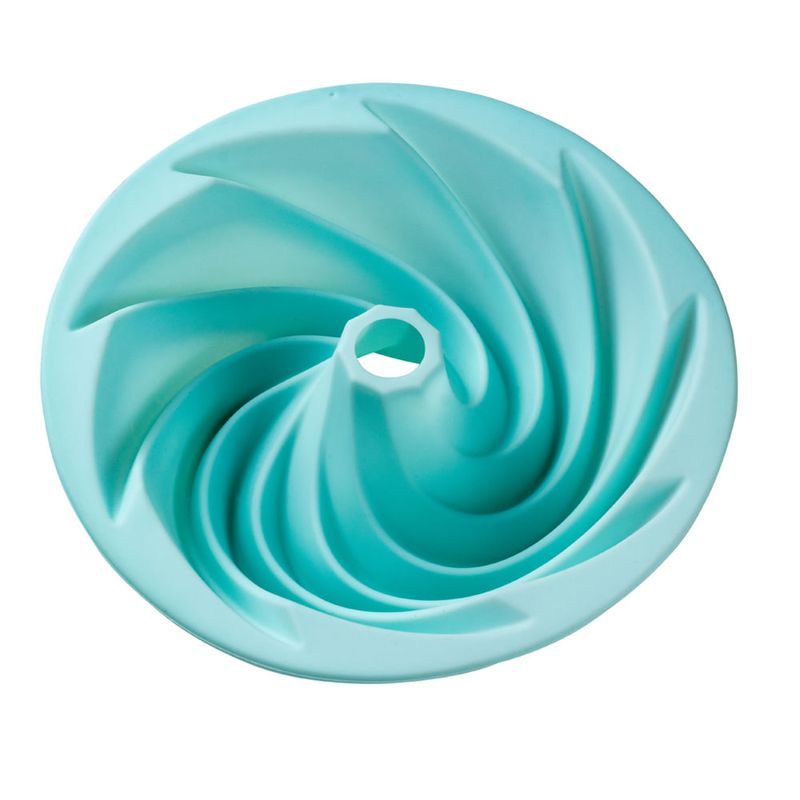 Forma de Silicone 24,5X24,5X7,8cm Colors Espiral Azul