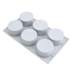 Forma de Silicone 29,5X17X2,7cm - Monoporção Cilind