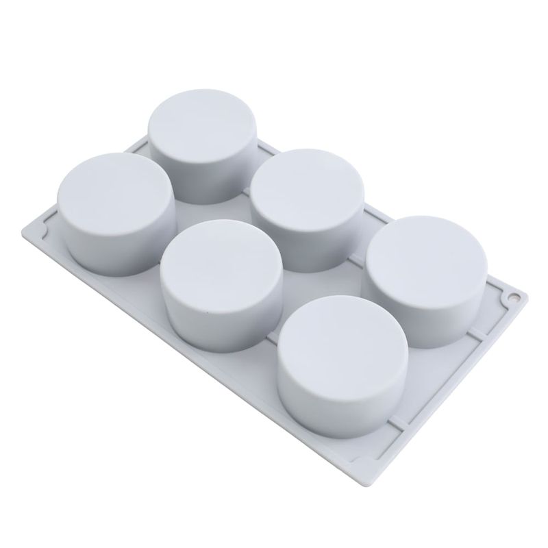 Forma de Silicone 29,5X17X2,7cm - Monoporção Cilind