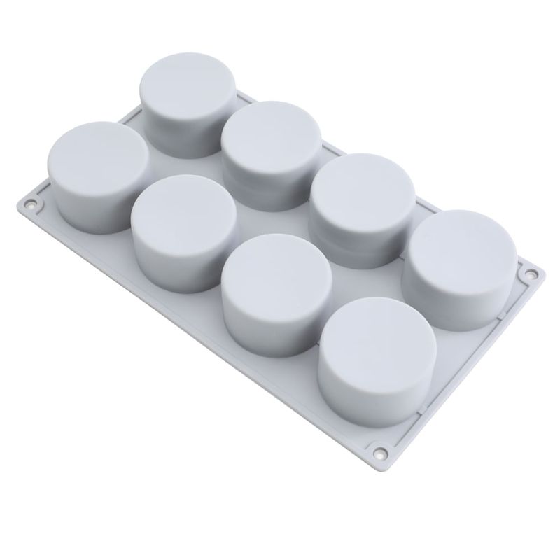 Forma de Silicone 27,9X16,3X3,8cm - Monoporção Redondo