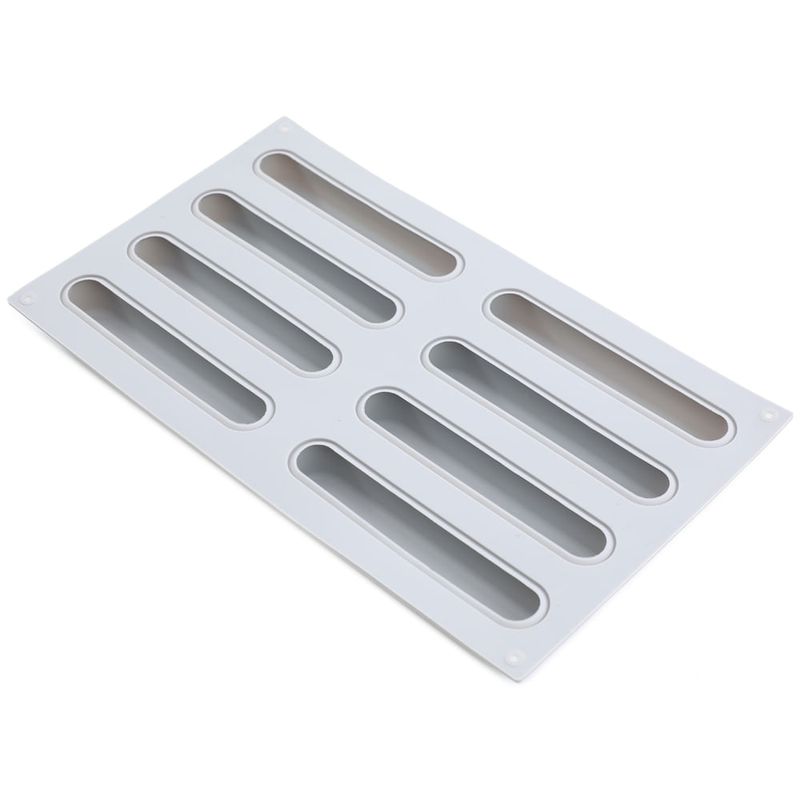 Forma de Silicone 29,4X16,8X2,5cm - Monoporção Eclair