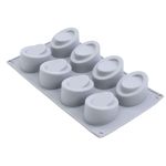 Forma de Silicone 30X17,5X4,5cm - Monoporção Oval