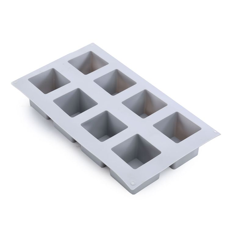 Forma de Silicone 29,6X17X4,7cm - Cubo 8 Cavidades