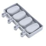 Forma Silicone 19,7X11,5X2,4cm Picole Cakesicle 4 Cavidades