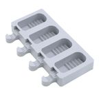 Forma Silicone 19,8X11,5X2,5cm Picole Cakesicle 4 Cavidades