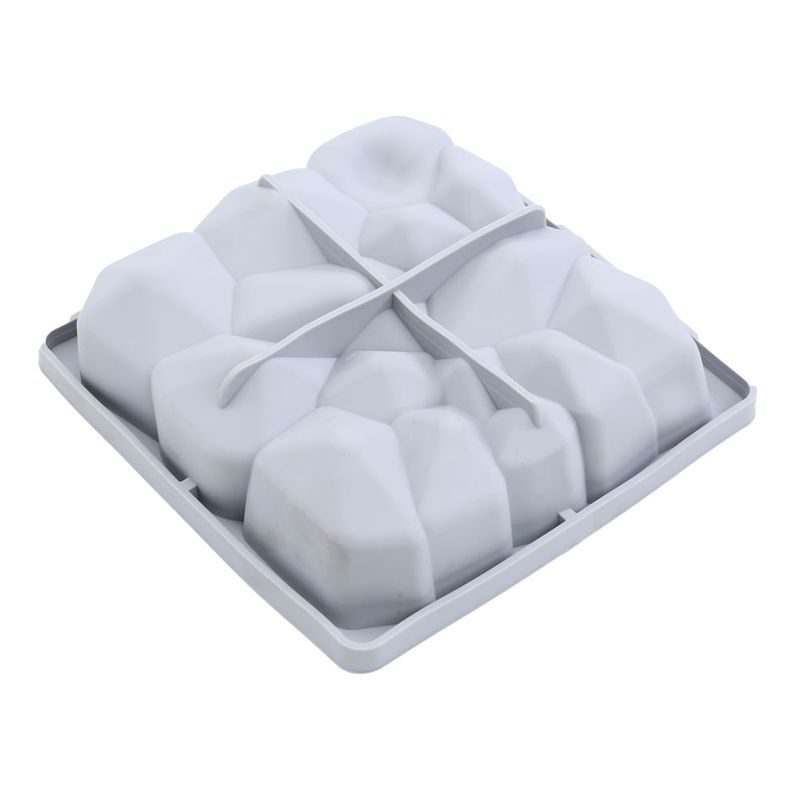 Forma de Silicone 17,7X17,7X5cm - Quadrada Quartzo